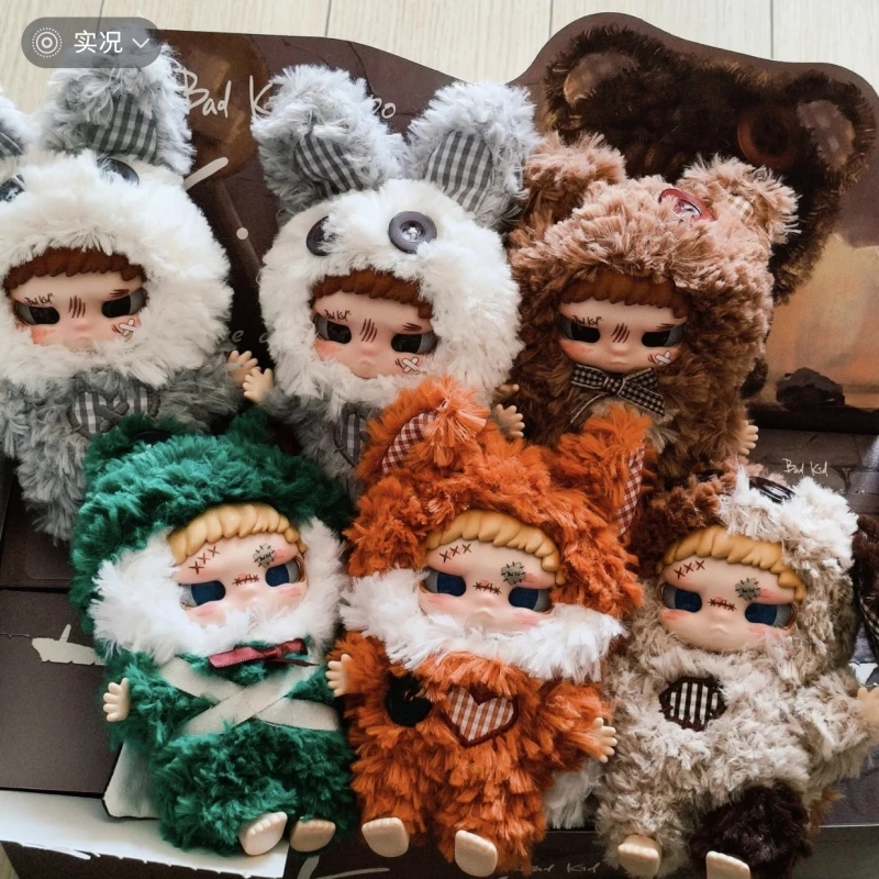 

2025 Genuine Blind Box Bad Kid Kippo Let’S Have A Rebellious Escape Series Vinyl Plush Trendy Bag Pendant Doll Halloween Gift
