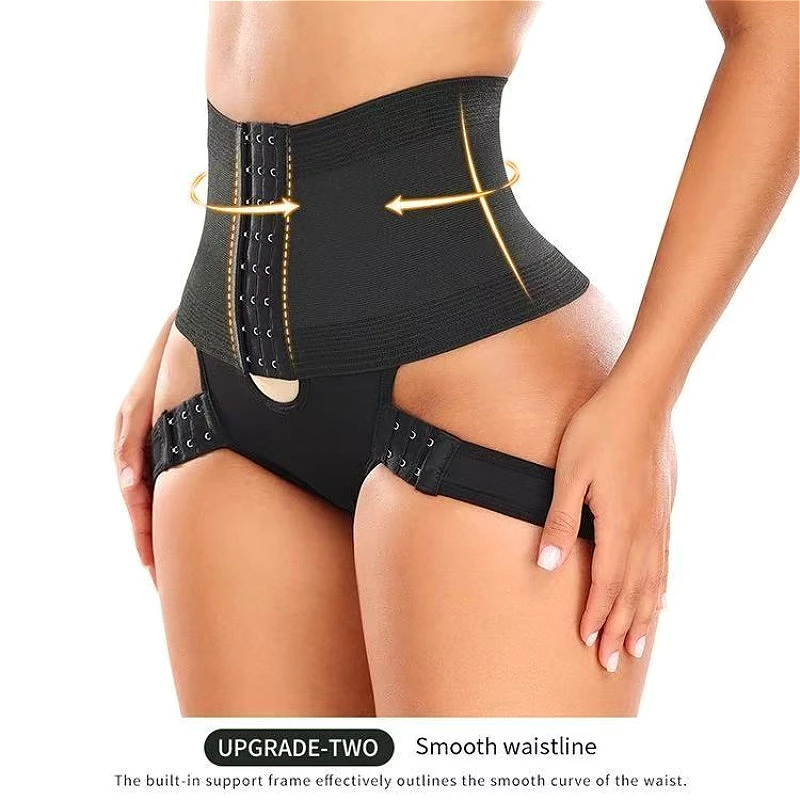 Jockstrap Women's Shapers Underwear Abdomen Slimming Panties Shapewear Butt-up Body Sculpting Abdominal Hip Reduction Buttoned