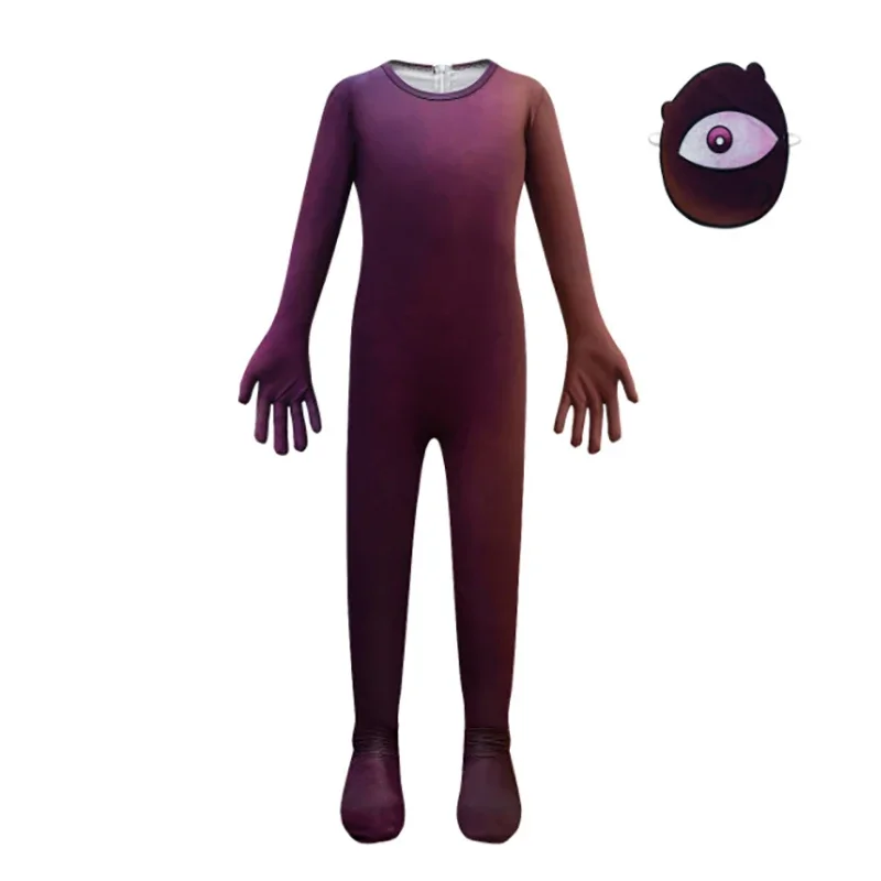 SN55Seek الأبواب زي الرعب مخيف قناع عين واحد دعوى بذلة الوحش Roblox حفلة عيد ميلاد زي الهالوين التأثيري F @ 54WE