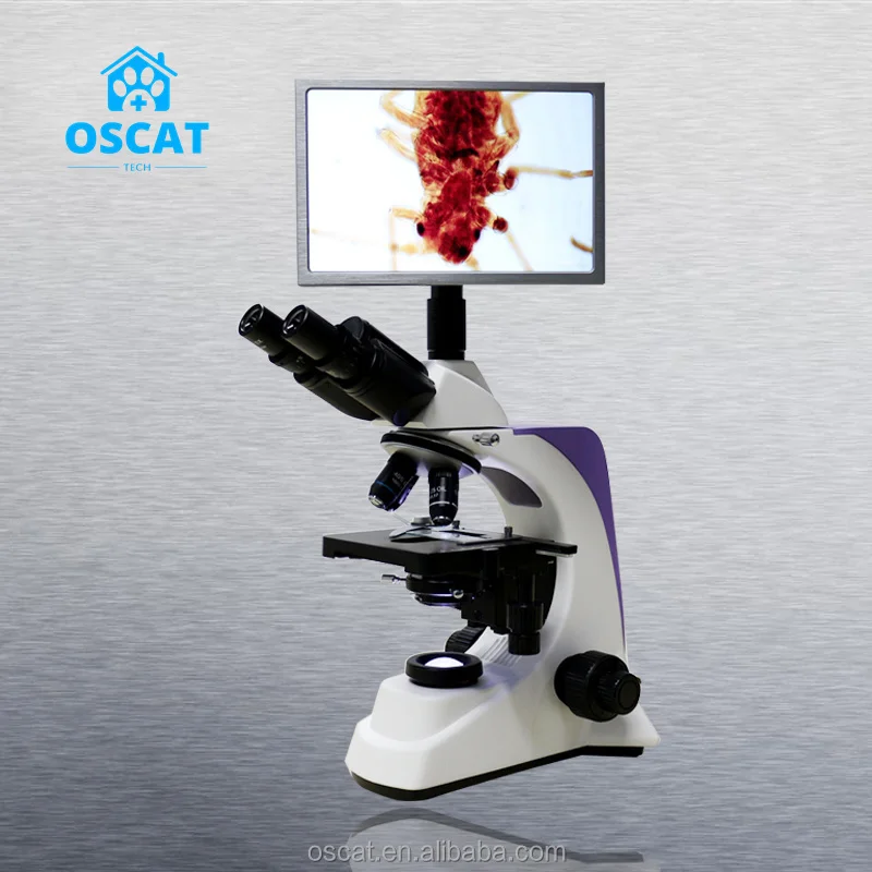 Veterinary Equipment Pet Medical Veterinary Microscope Built In Imaging System Wireless Standard Operation For Pet Clinic