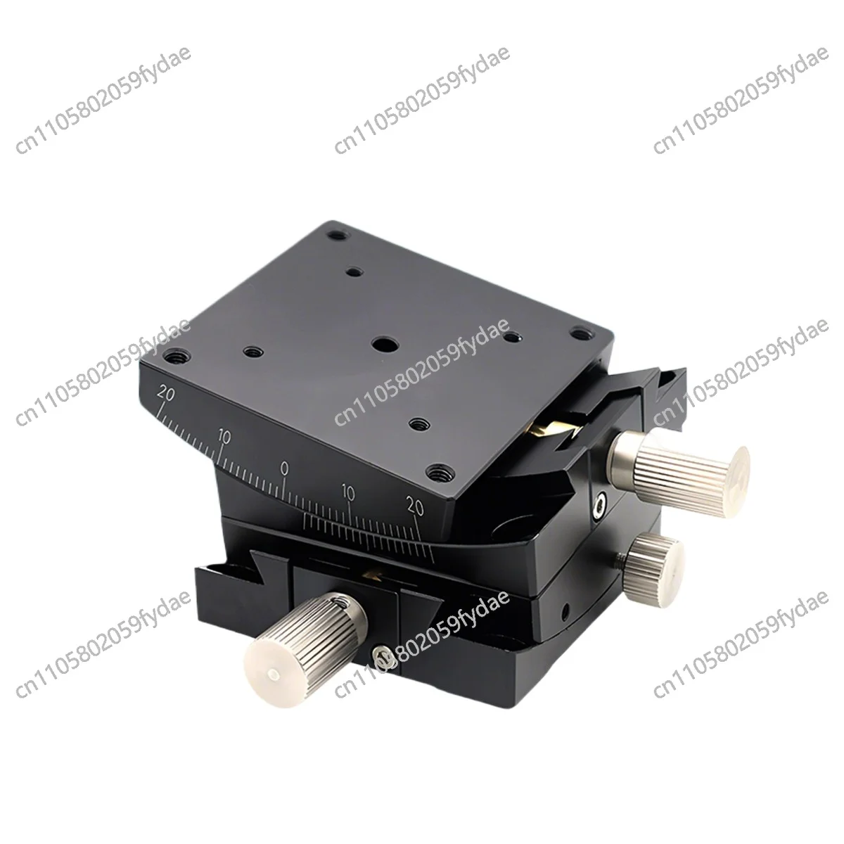 Axis Angle Tilt Platform GFG25/40/60/80 Manual Curvature Fine Adjustment Working Slide Optical Goniometer