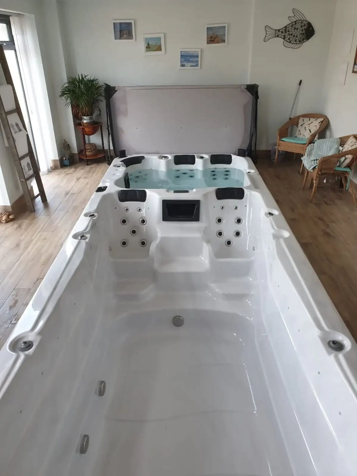 Tempo libero Swim Spa Luxury Dual Area Endless Swim Spa