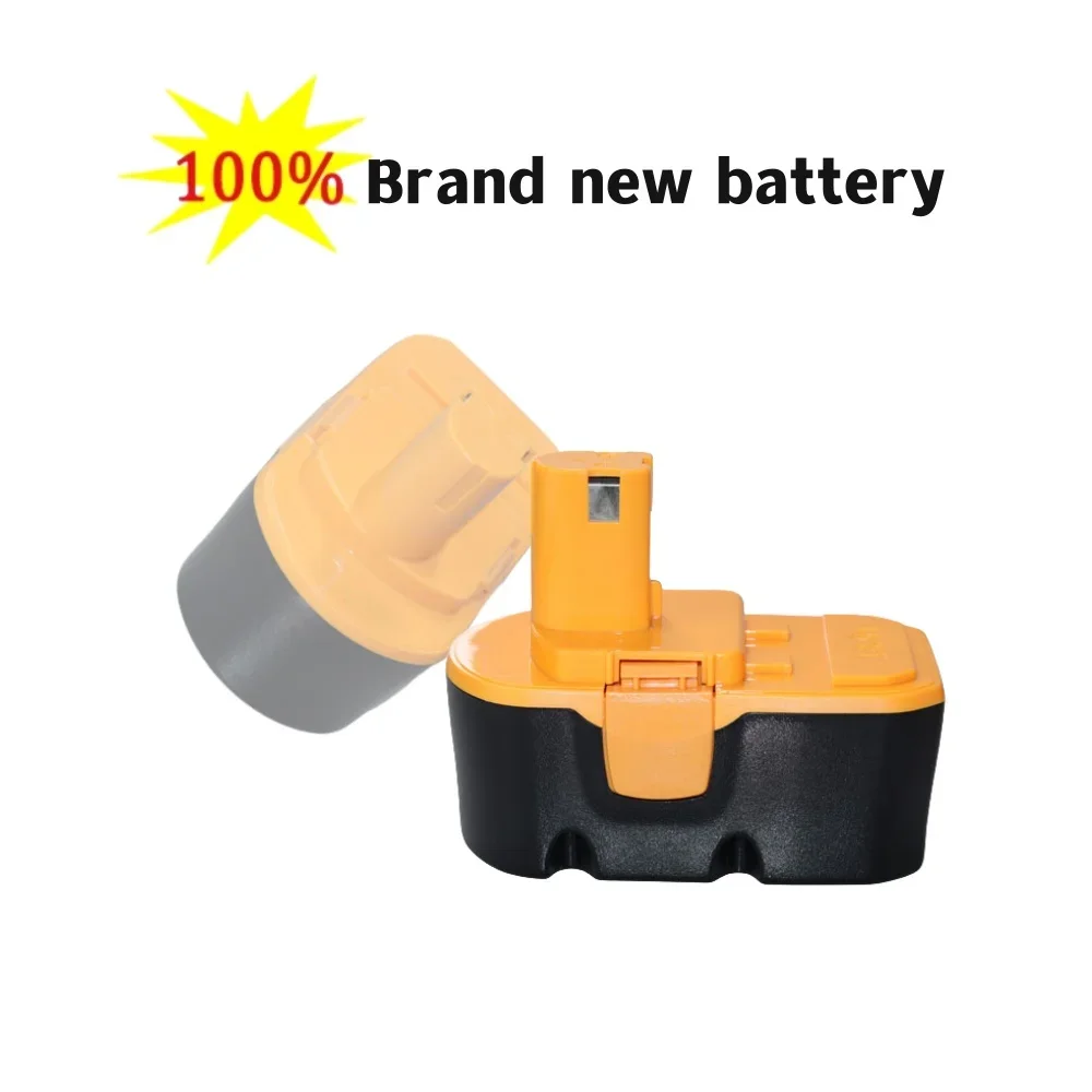 Batterie de remplacement pour Ryobi One +, 18V, 12800mAh, Ni-Mh, mise à niveau, compatible avec P100, P101, ABP1801, ABP1803, BPP1820