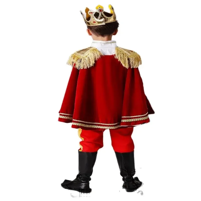 Bambini Halloween Fantasia principe re costumi Cosplay Boy Carnival Party Fancy Dress Up compleanno regalo di capodanno bambini 2-12 T