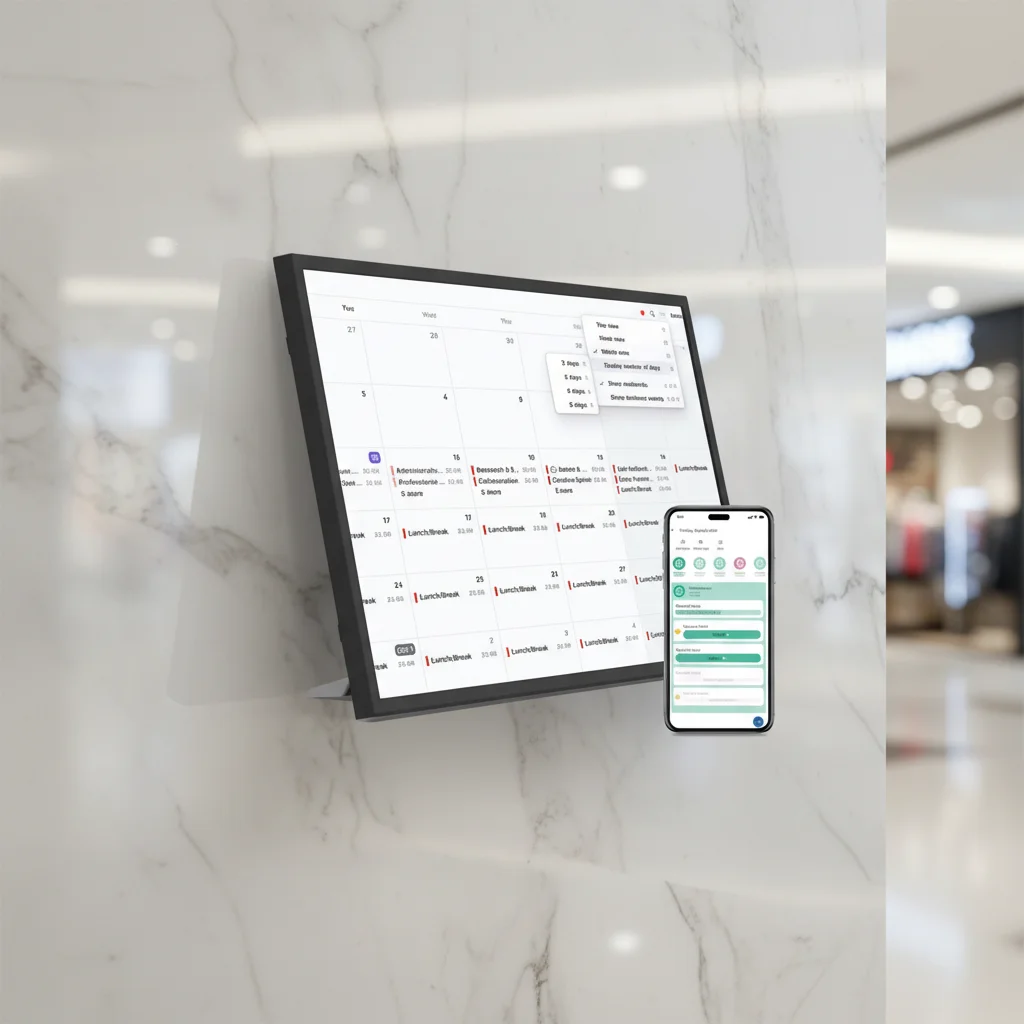 

15.6 Inch plastic frame digital photo frame WiFi Family Smart Wall Mounted Calendar Electronic Desk Calendar