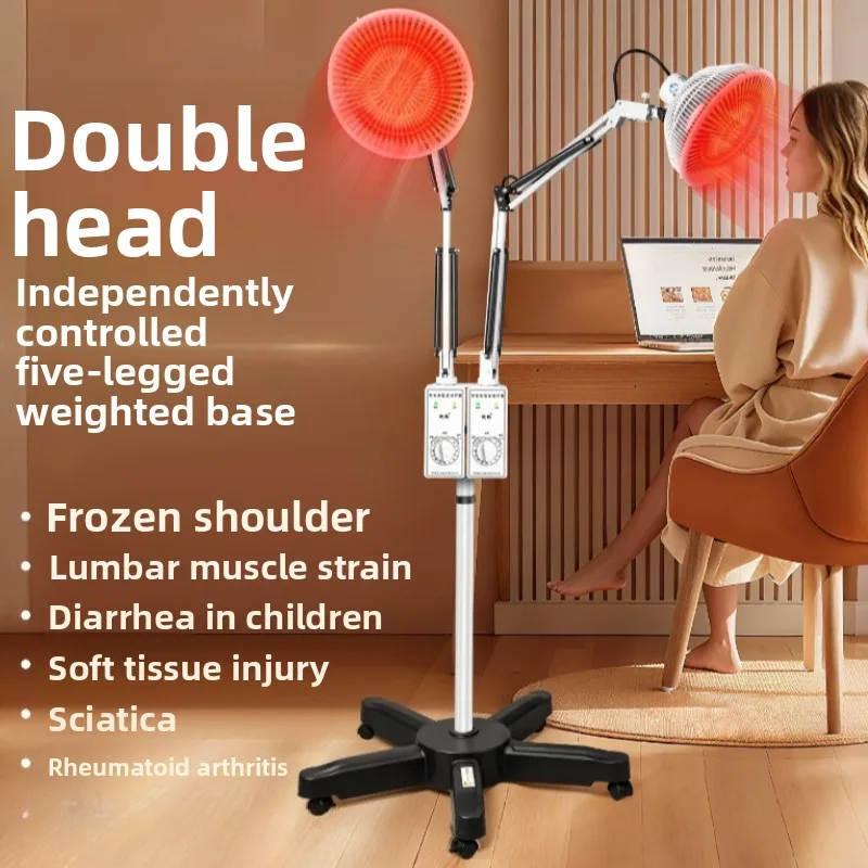 Far-infrared Electric Baking Lamp Specific Electromagnetic Wave TDP Acupuncture Lamps Medical Heat Lamps Double-headed Equipment