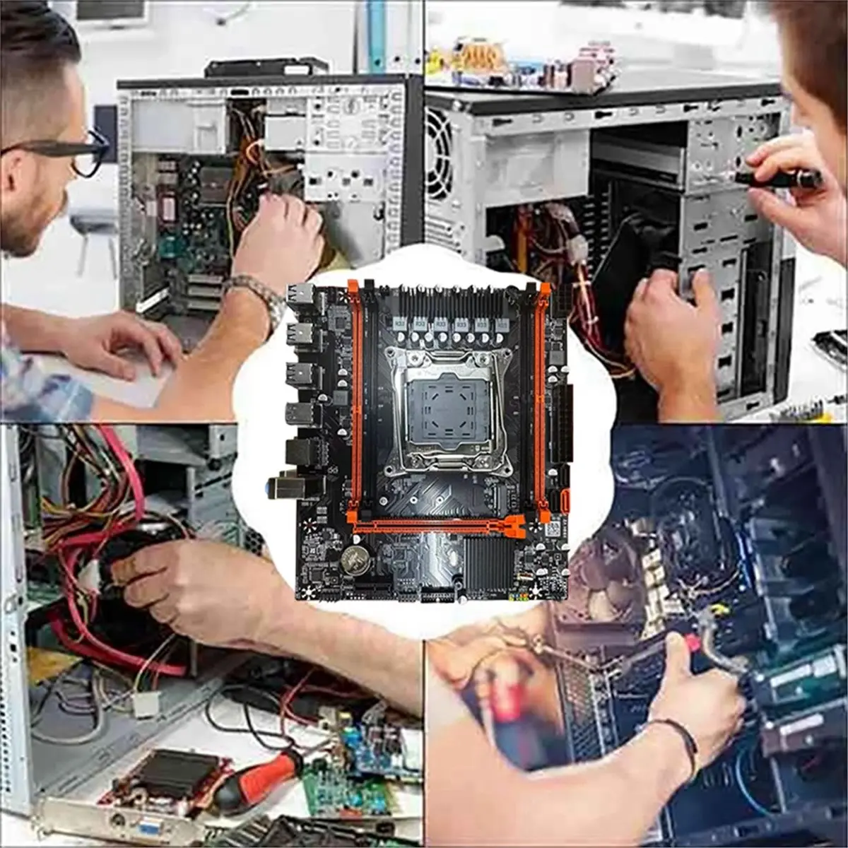 goodidea X99 Motherboard B85 LGA2011-3 Computer Motherboard 4X DDR4 REG ECC RAM Slots M.2 PCIE SATA3.0 X99 Gaming Motherboard