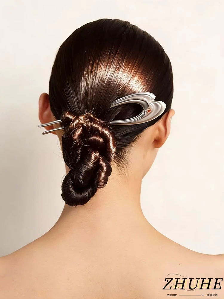 

Elegant Women's Hair Jewelry Accessories Hair Fastener, Unique Shaped Hair Accessory for Polished Hairstyles