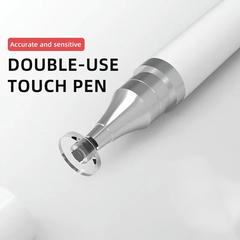 2 In 1 Universal Stylus Pen For Tablet Mobile Android Ios Phone Ipad Accessories Drawing Tablet Capacitive Screen Touch Pen