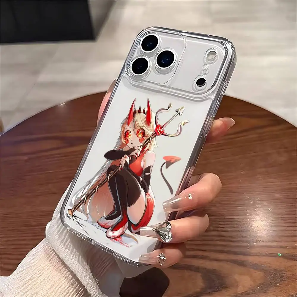

Charlie Morningstar H-Hazbin H-Hotel Phone Case For iPhone 17 16 15 14 13 12 11 Mini Pro Max Plus Transparent Cover