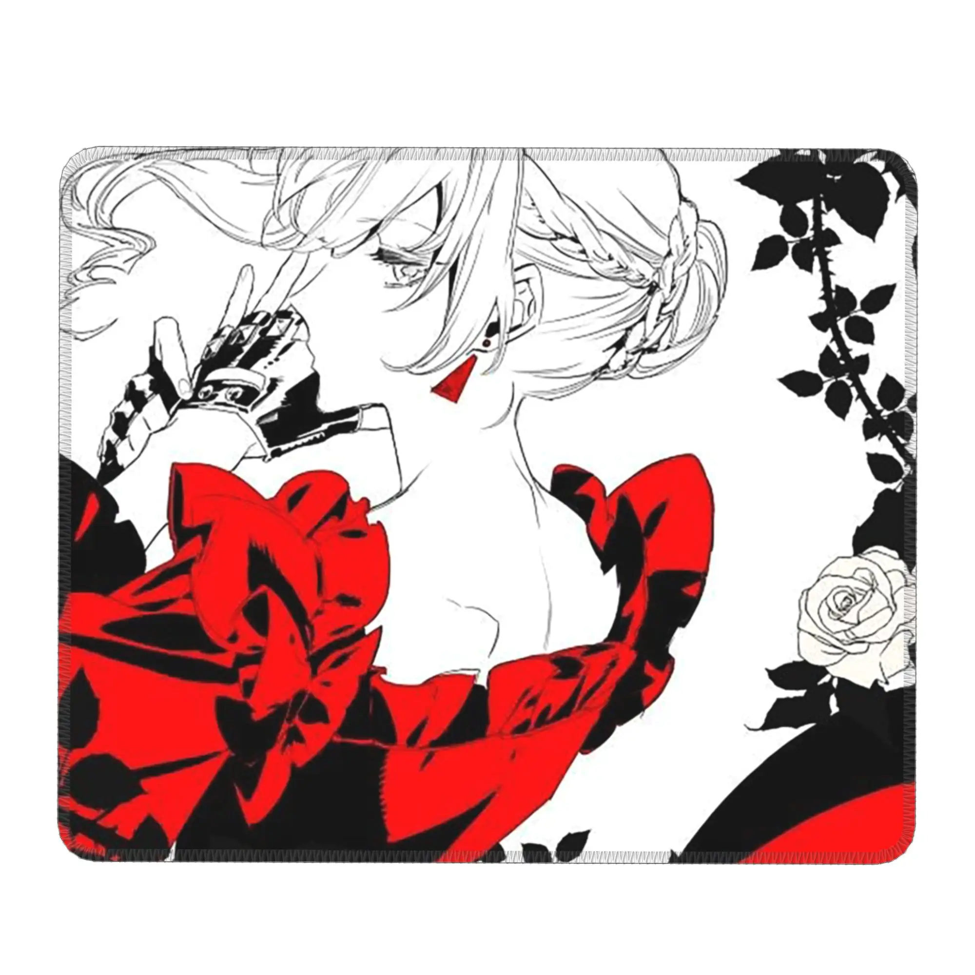 May I Ask for One Final Thing Anime Scarlet Mouse Pad Computer Keyboard Mouse Mat Gamer PC Laptop Desk Mat Office Table Mats