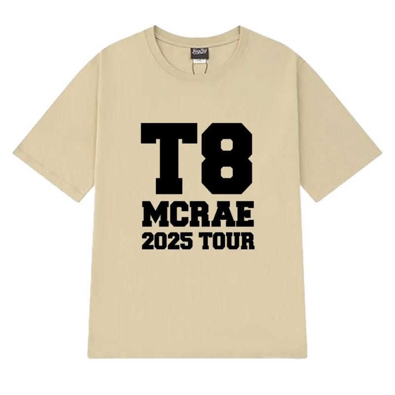 Tate McRae Classic T8 Miss Possessive Tour 2025 T Shirt Men Women Fashion Y2k Tops New Unisex 100% Cotton short sleeve T-shirts