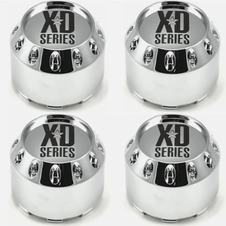 

4Pcs Wheel Center Cap ForXD Series Chrome Snap in Wheel Hub Cap LG1405-22 Silver