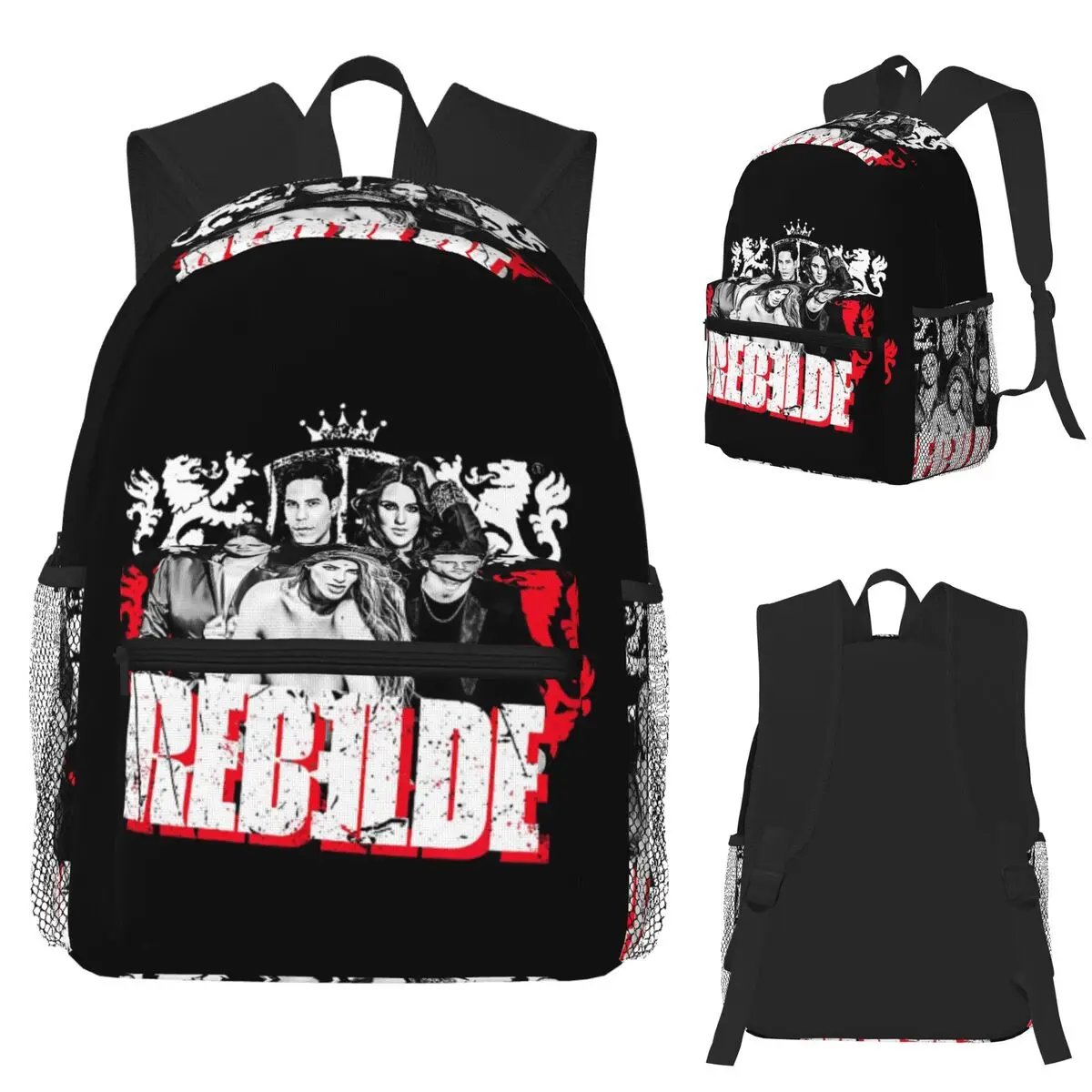 

Rbd Rebelde Tour Classic Student Backpack School Bag Hiking Travel Daypack for Men Women Fashion Bookbag Shoulder Bags