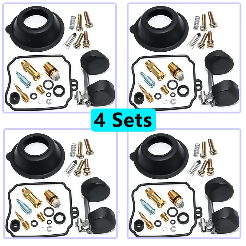 For Yamaha XJ600N XJ600S Seca II 600 1996-2000 2001 2002 2003 Carburetor Rebuild Kit Fit 4 Carb Repair Set