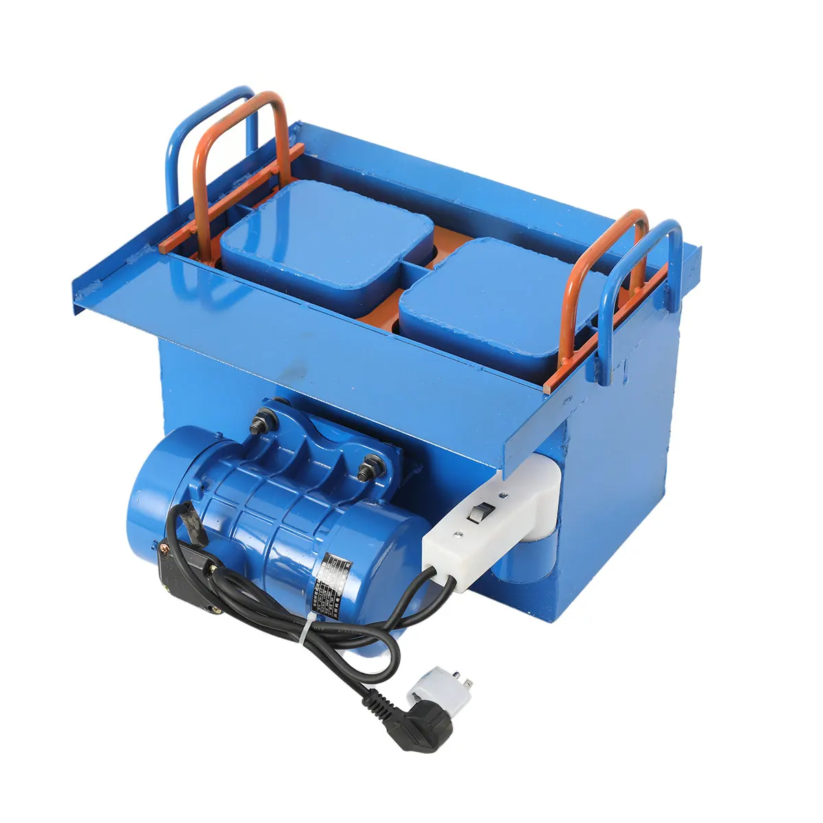 เครื่องอัดอิฐแบบเคลื่อนที่ เครื่องทำอิฐซีเมนต์สำหรับบล็อกซีเมนต์และคอนกรีต เครื่องทำบล็อกคอนกรีตขนาดเล็กแบบพกพา