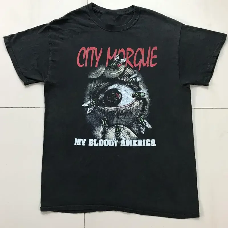 Rare City Morgue My Bloody America Cotton Men S 4XL T Shirt P1183