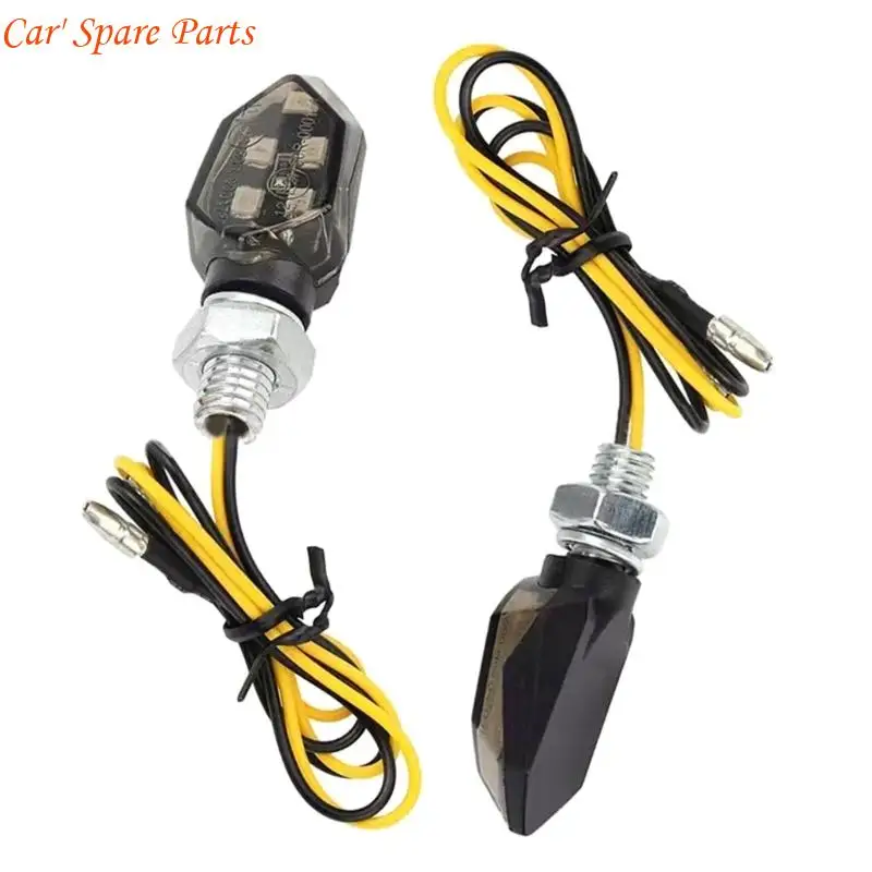 Y4UA Weather Resistant Motorcycle Lights LED Turn Light Lights Blinkers Flasher 12V 1W