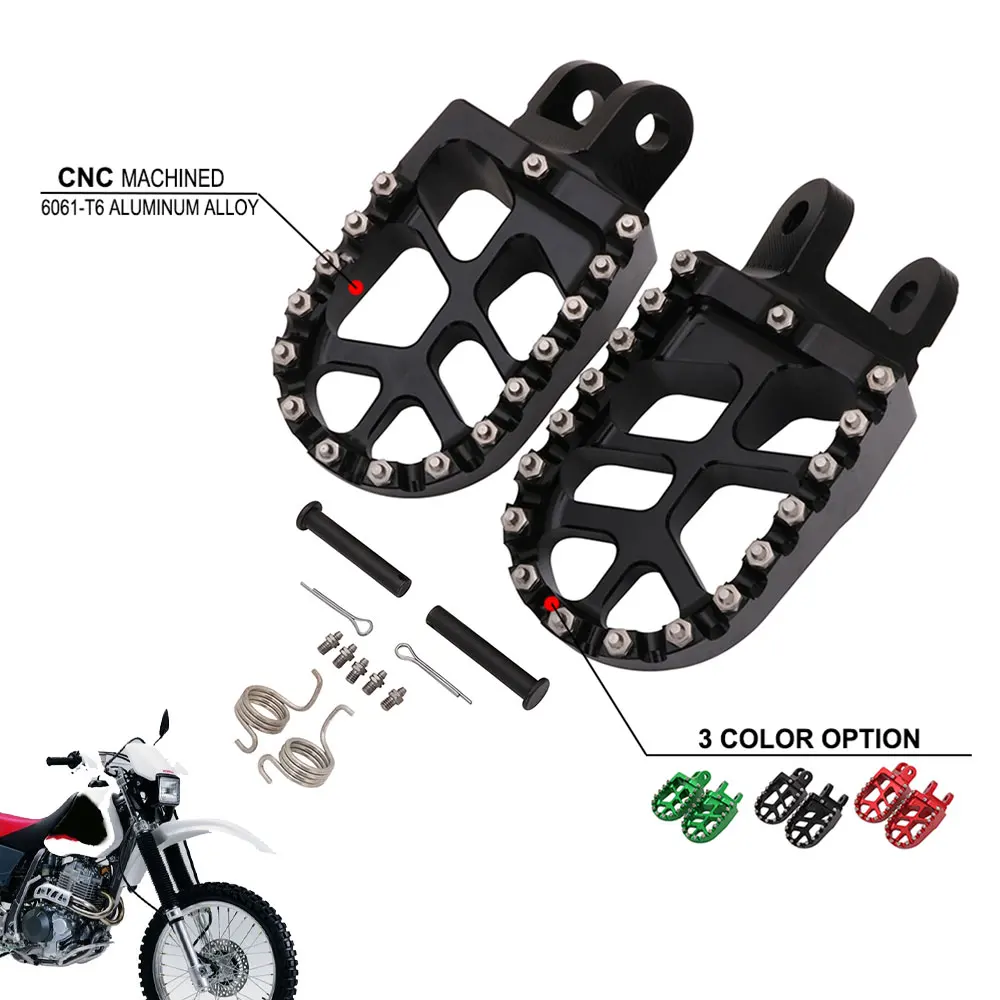 Reposapiés, clavijas de Pedal para Honda CR 80 85 CRF1000L CRF 1000 L DTC 2016 2017 XR250 XR400 XR650 KLX KLR 2020