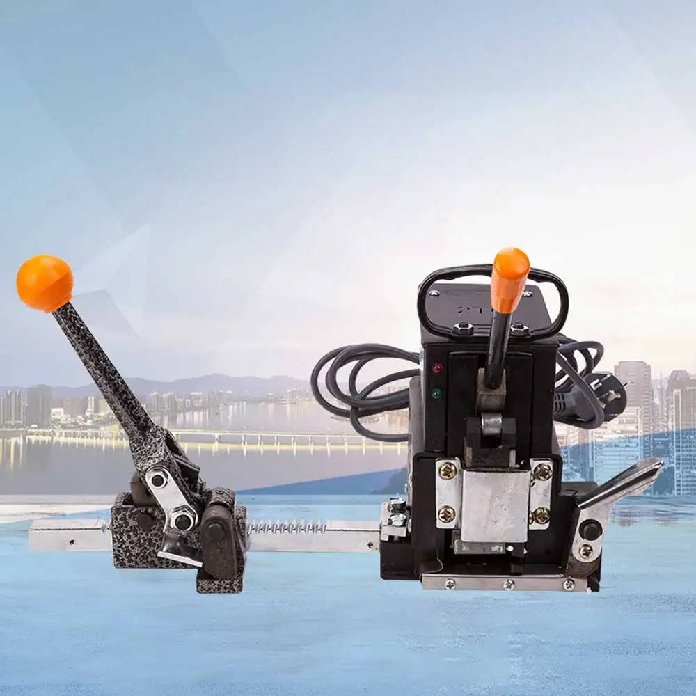 Manual Strapping Machine Portable Electric Melt Baler  No-buckle Set Baler Manual Seal Strapper Banding Strip Tightener