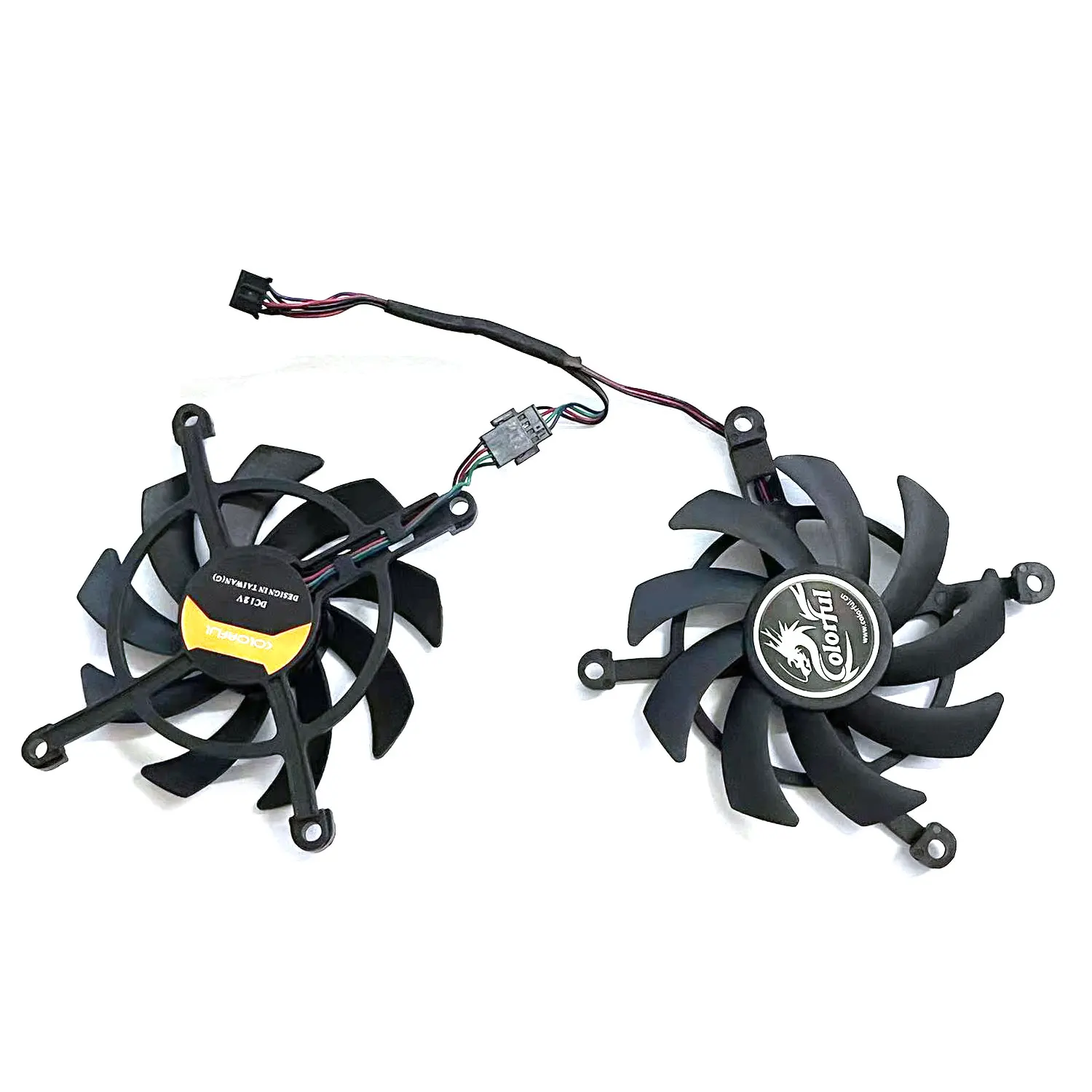 

For RTX2060 2060TI GTX1660TI 1650 16660 Super New 85MM 4PIN Colorful GPU Graphics Card Cooling Fan Suitable