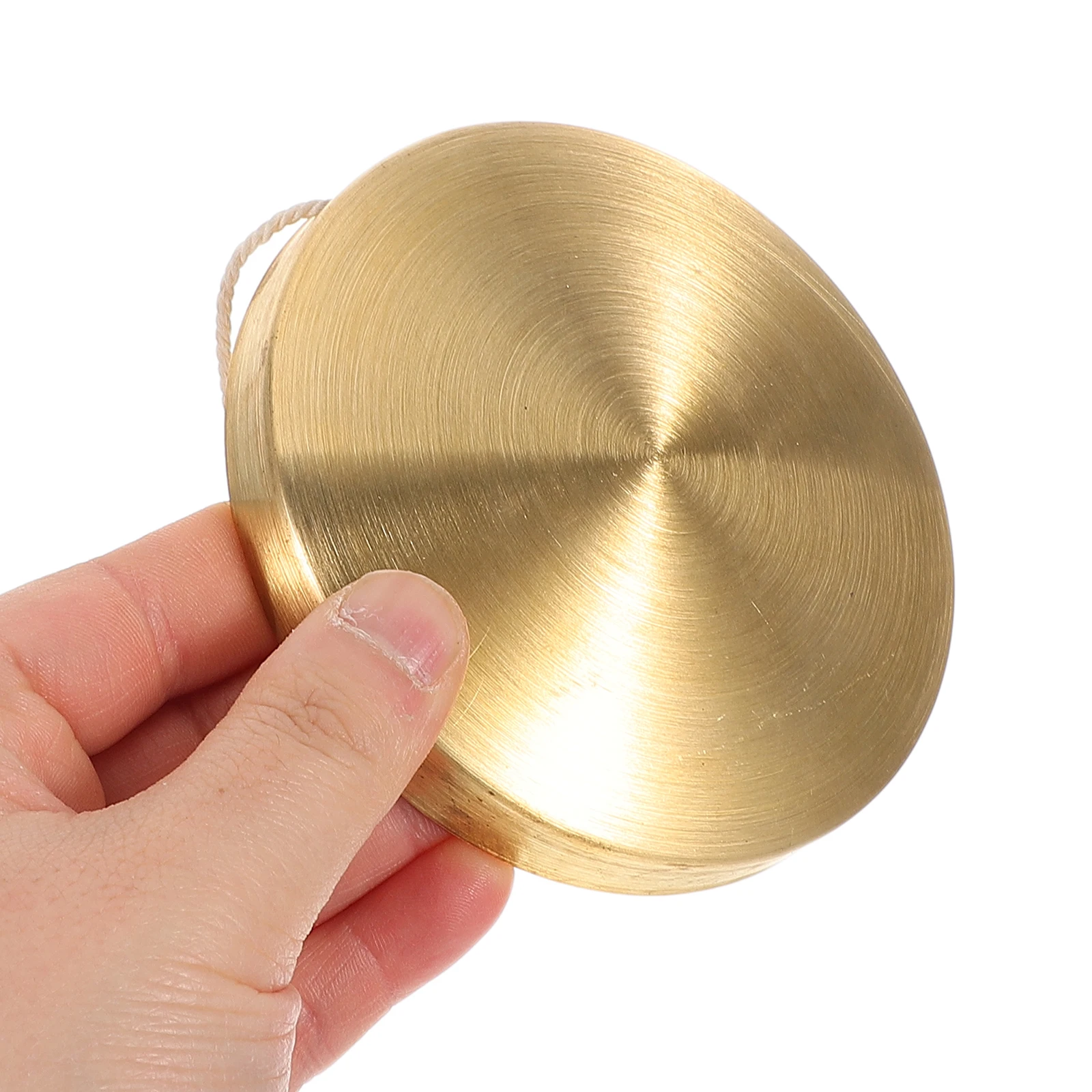 

1 set Gong Cymbal 10cm 15cm Copper Durable Craftsmanship Festival Celebration Chinese Percussion Metal Hanging Strap Mallet