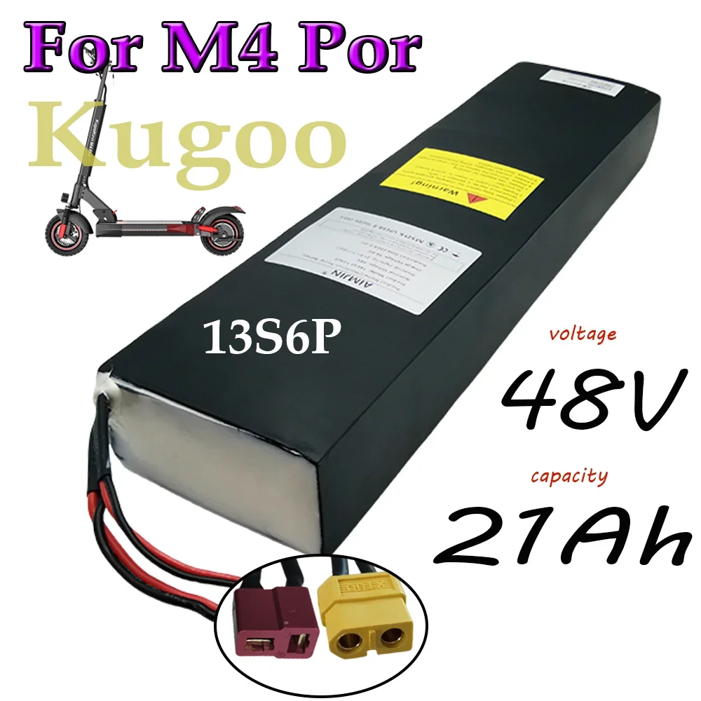 

Original 48V 21AH Kugoo Kirin M4 Pro, Kugoo M4/ M4 Pro Electric Scooter with Powerful Lithium Battery (18650 13S6P)