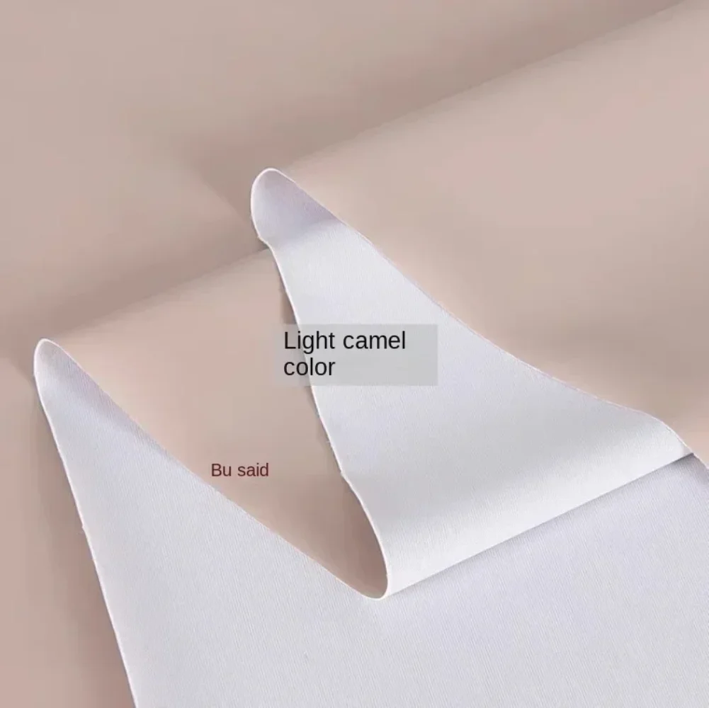 

Абрикосового цвета, матовая ткань из искусственной кожи, матовая отделка, четырехсторонняя эластичная ткань, шитье своими руками на метр, материал