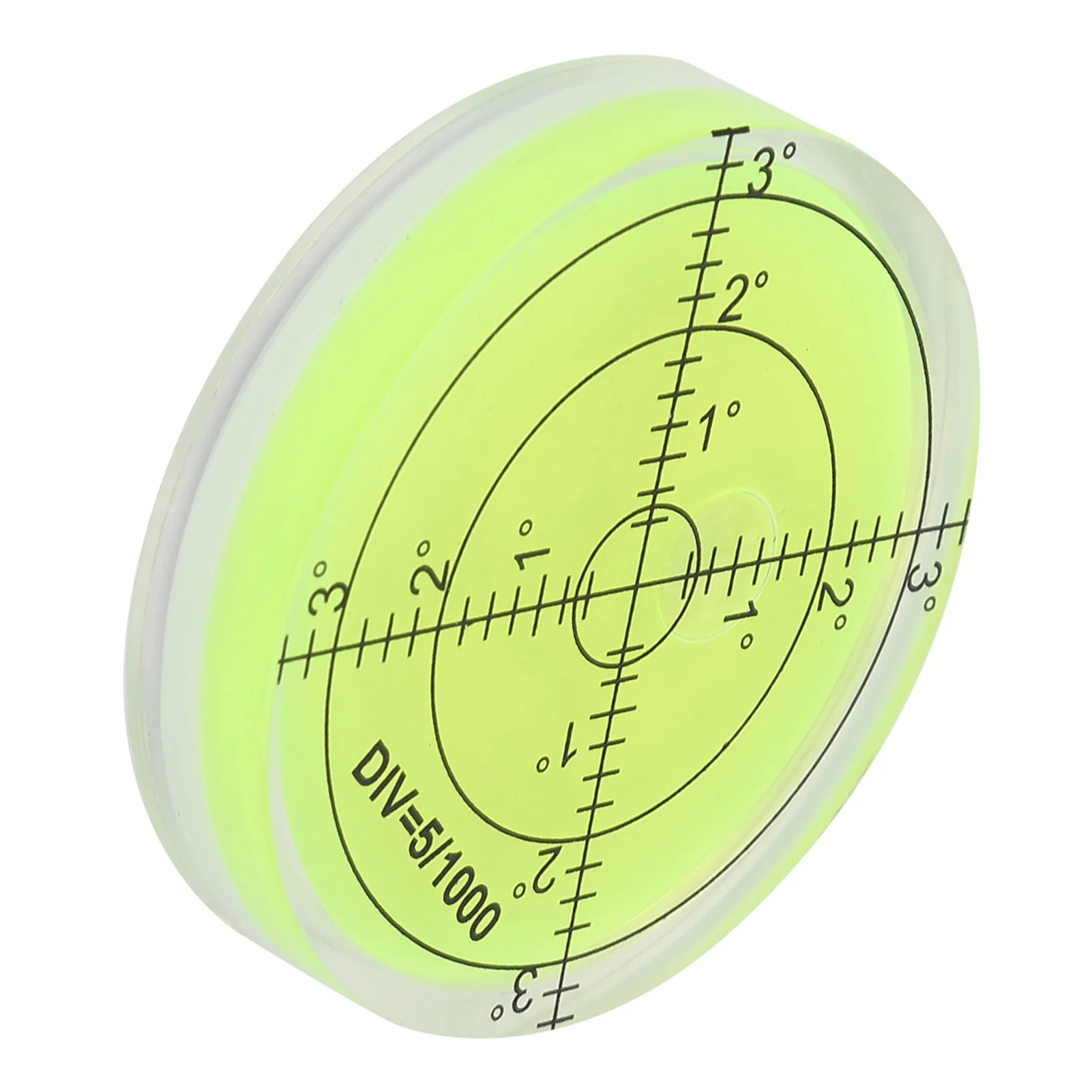 Bolla di livello piccolo strumento di misurazione del diametro di 60mm bolla di livello rotondo con scala per il livello di bolla rotondo dell'equilibrio della fotocamera