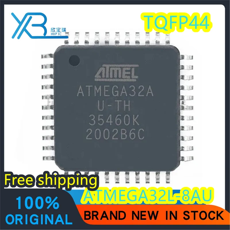 

(5/50 pieces) ATMEGA32-16AU TQFP-44 ATMEGA32 AVR 8-bit microcontroller chip Original authentic Spot delivery fast Free shipping