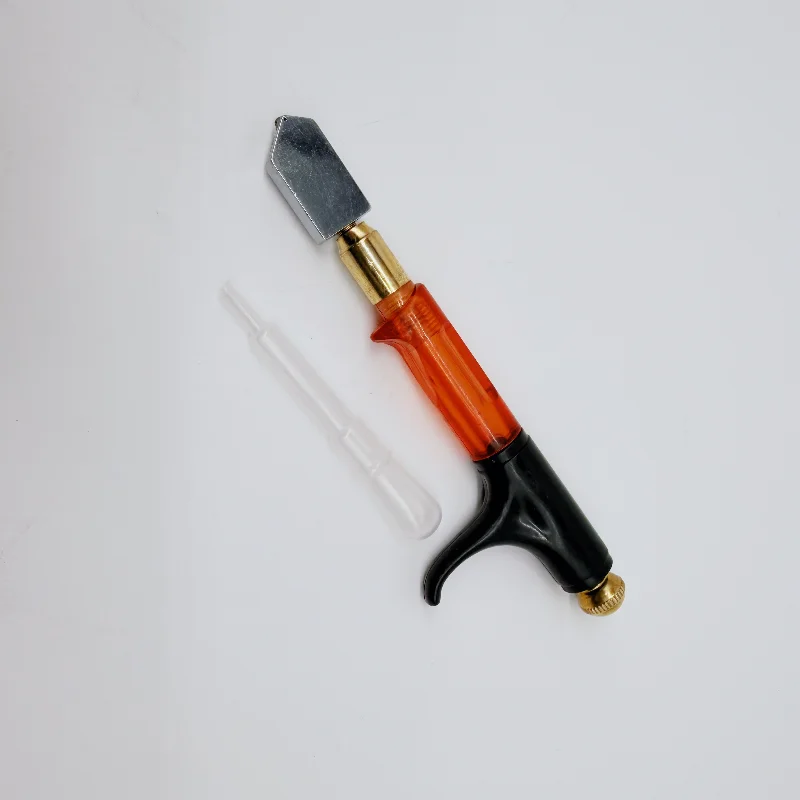 1 Piece Pistol Custom-Grip Oiled Supercutter Glass Cutter Assorted Colors