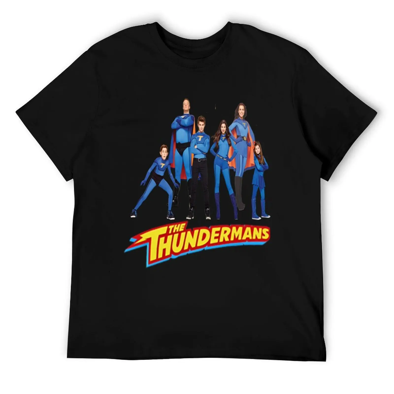 

The Thundermans T-Shirt black cotton t-shirt plain for man package t shirt men 100% cotton luxury brand T-Shirt