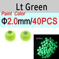 2.0mm Verde Claro 40 piezas