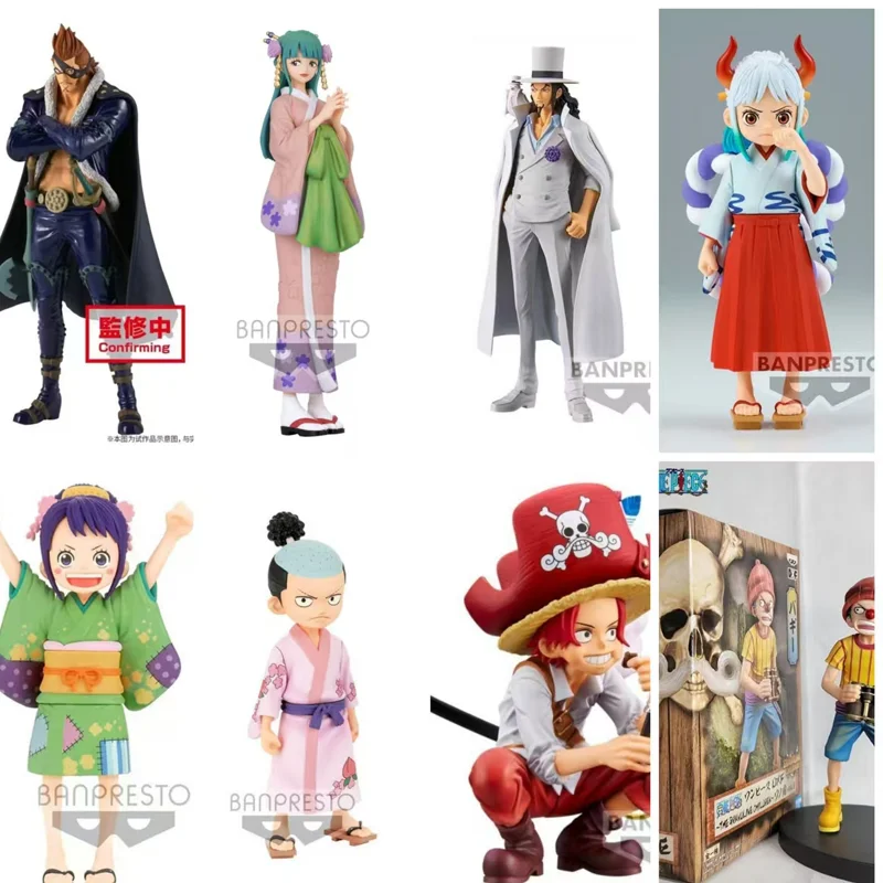 Bandai Namco Banpresto One Piece Dxf Wano Country Buggy Shanks Yamato Kozuki Hiyori The Grandline Children Figure Model Toy gift