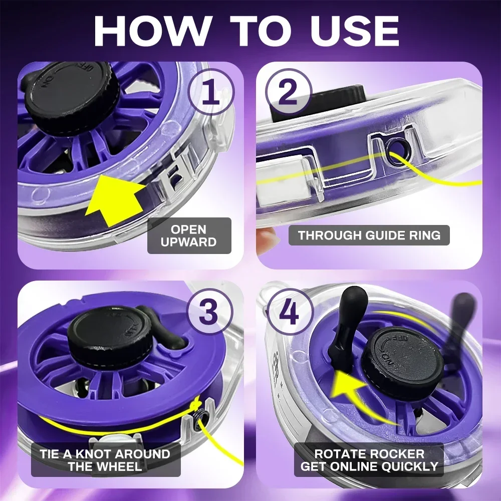 Lure Front Line Quick Reel Fishing Carbon Line Box Ceramic Guide Ring Quick Dispense Anti Reverse Lock Spool Built-in Cutter