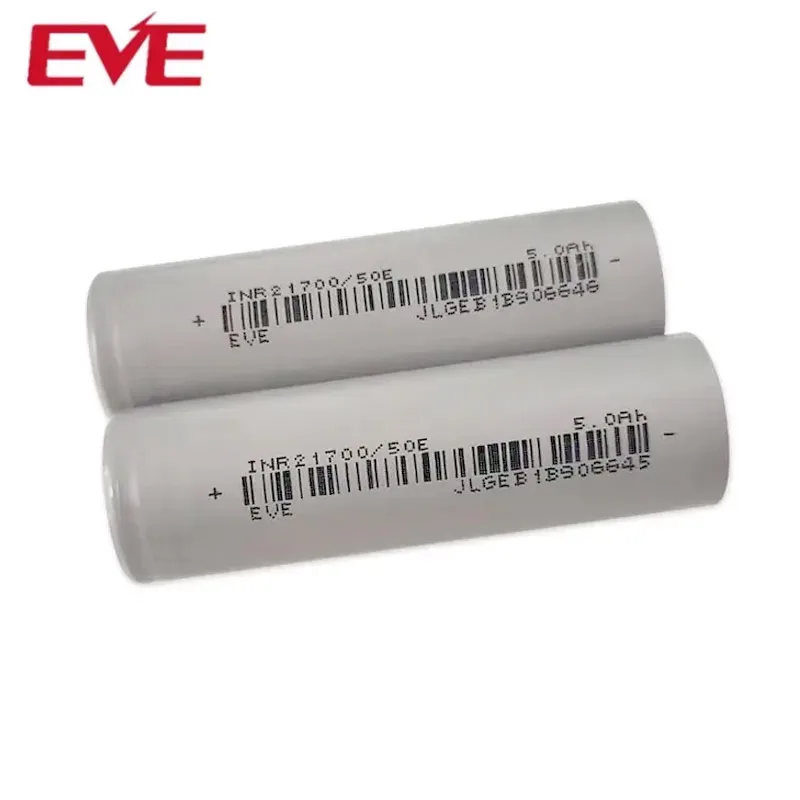 10-30pcs EVE INR 21700 Battery High-capacity 5000mAh 50E 15A 3.7V Rechargeable 3C Li-ion Battery 21700 Battery For Battery Pack