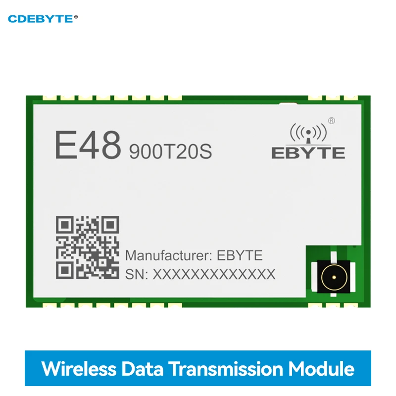 Wireless Module Frequency-Hopping Retransmission 868/915MHz 20dBm SoC 3.5KM SMD RSSI CDEBYTE E48-900T20S Low Power Consumption