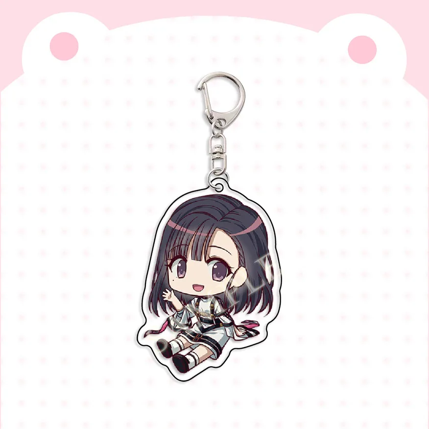 Manga Anime MILGRAM Acrylic Keychain Q Version Figures Haruka Sakurai Futa Kajiyama Mikoto Cute Charm Key Chain Fans Collection