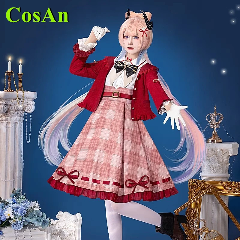 CosAn Game Genshin Impact Sangonomiya Kokomi Cosplay Costume Gorgeous Sweet Formal Dress Activity Party Role Play Clothing New