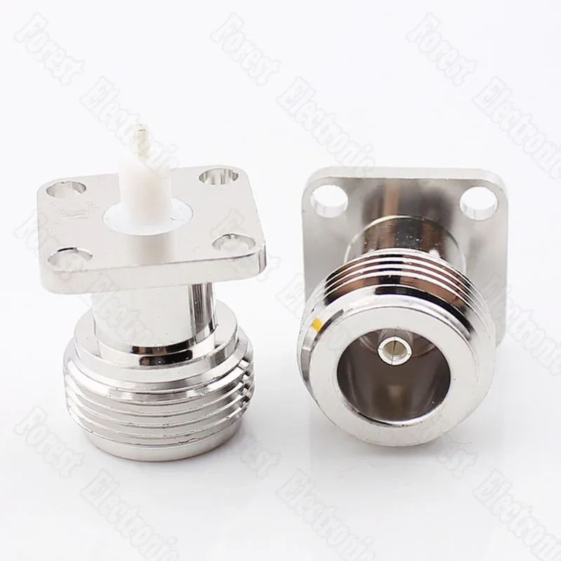 

50pcs/lot 17.5*17.5 N-KFD-5 RF Coaxial Connector N Type Flange Connector