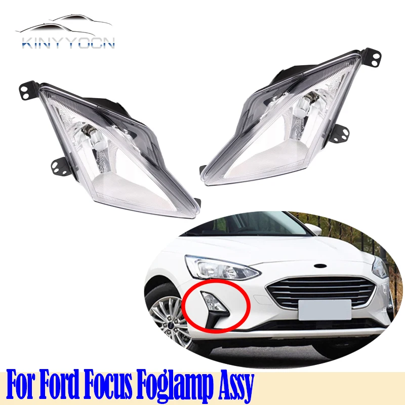 For Ford Focus 2019 20 Front Bumper Fog Light Foglight Fog Lamp Foglamp DRL Day Running Lamp Headlamp