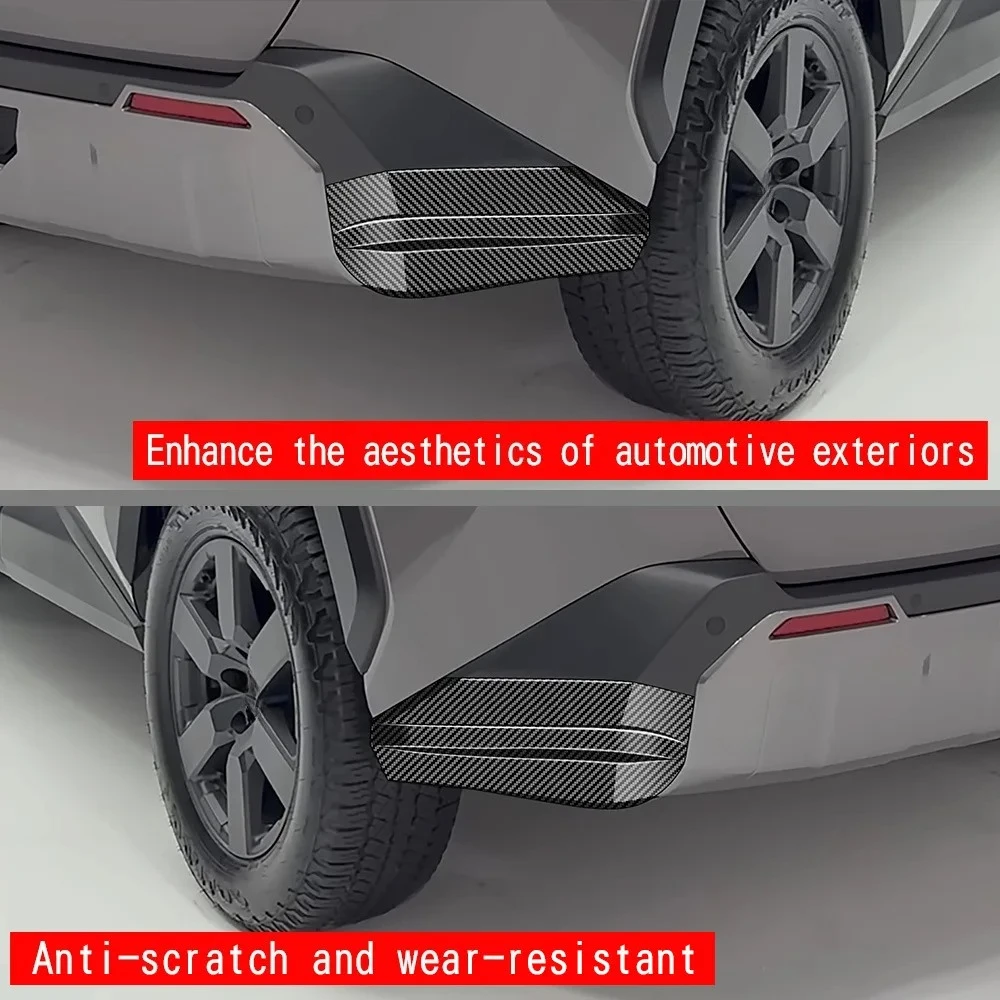 For 2025 2026 Toyota RAV4 Rear corner decorative strip anti-collision and scratch resistant special accessory exteriordecoration