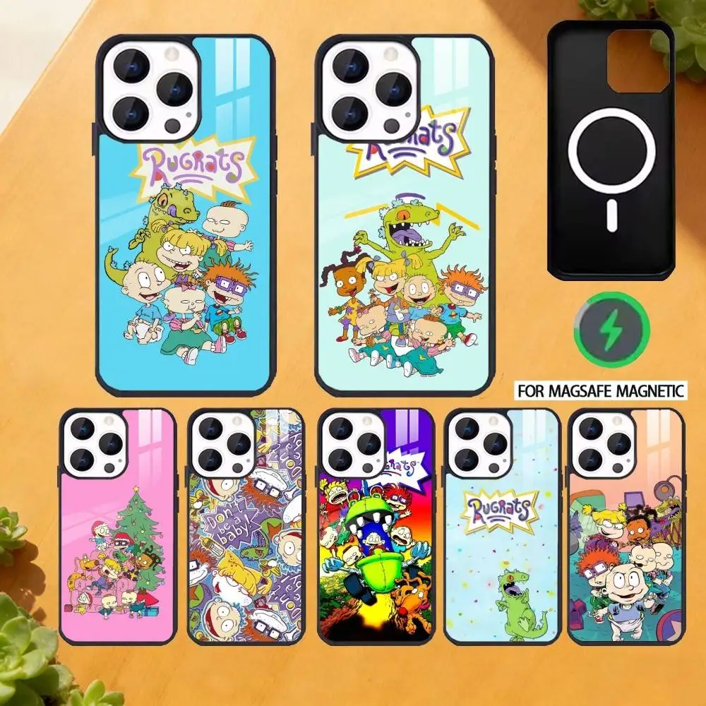 

R-Rugrats G-Gowild Cool Phone Case For iPhone 17,16,15,14,13,12,Plus,Pro,Max For Magsafe Magnetic Wireless Charge