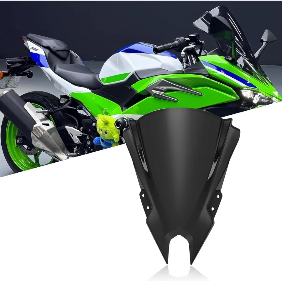 

Для NINJA 500 SE Ninja 500se ninja 500 2024 2025 новые аксессуары лобовое стекло двойной пузырь ветровой дефлектор протектор обтекатель лобового стекла