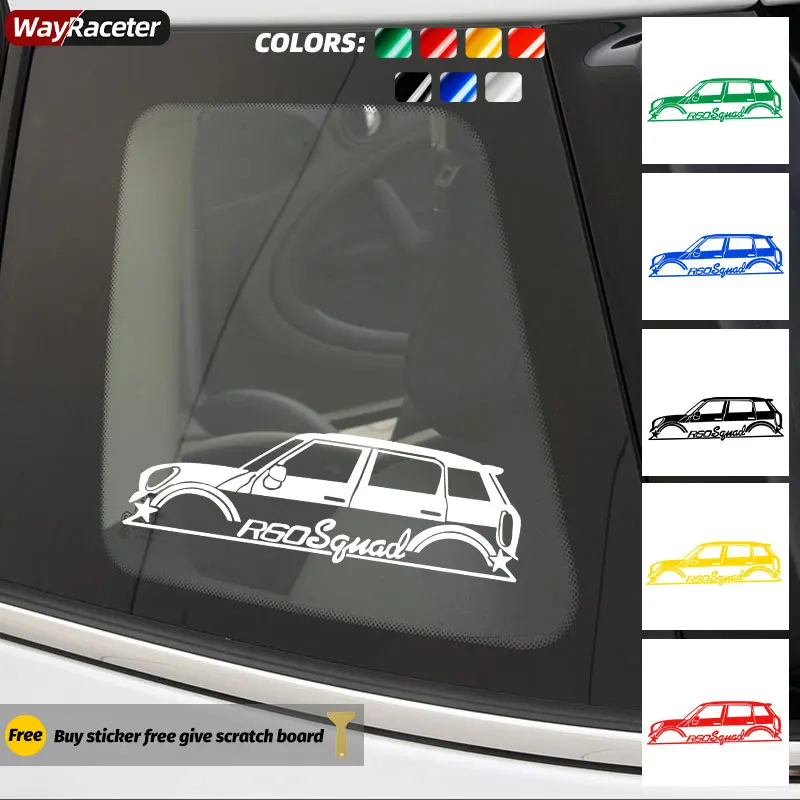 Car Window Sticker Auto Graphics Body Trunk Bumper Reflective Vinyl Decal For MINI Countryman R60 2010-2016 JCW Accessories