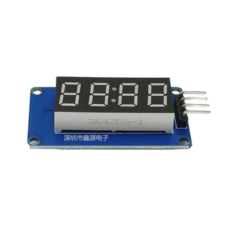 4-Bit Nixie Tube Display Module LED Brightness AdjustableWith Clock Point TM1637 Compatible Rduino