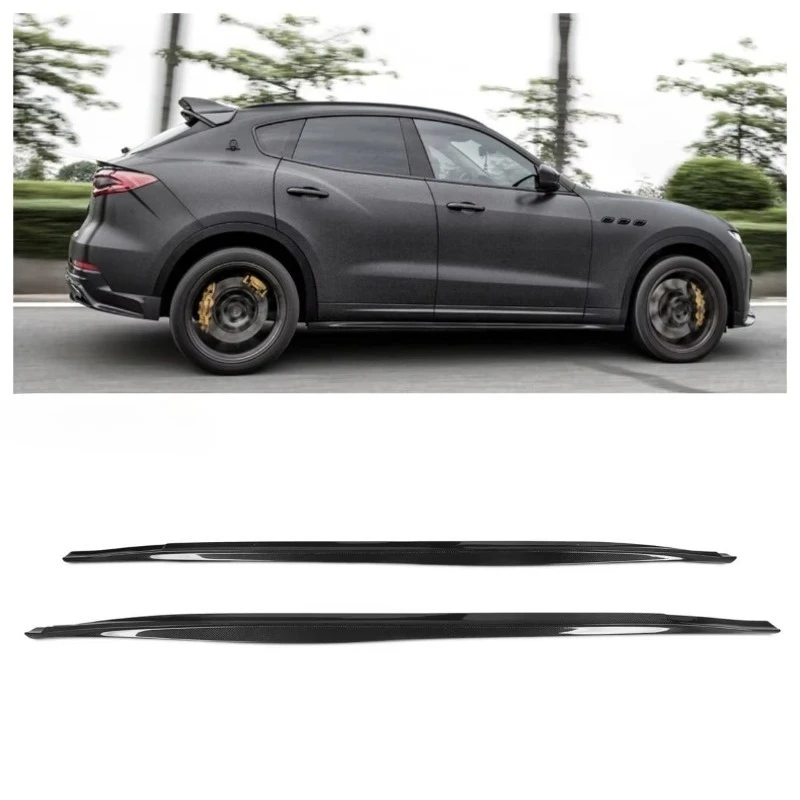 

High Quality Car Outdoor Side Skirt Fits Levante Carbon Fiber Extended Side Skirt