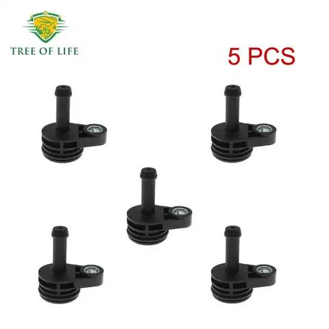 냉각수 엔진 호스 어댑터 플랜지 키트, VW 비틀 제타 골프 티구안 아우디 A1 A3 A4 Q2 Q3 Q5 Q7 OEM #06K121143 06K121147, 1/2/5