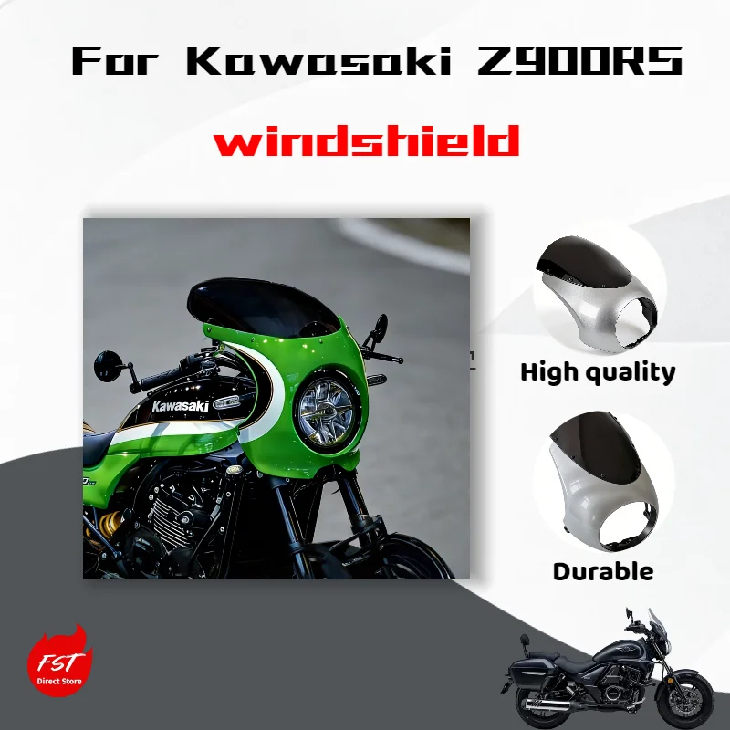 For Kawasaki Z900RS Modified Windshield Dedicated Front Windshield