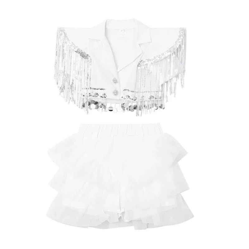 ZZL K-PoP Clothes Girl Model Catwalk Fashion Street Korean Group Children's Stage Show Children's Costume Jazz Dance Suit